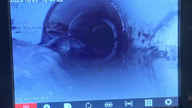 Residential drain camera inspection identifying pipe issues in Guelph